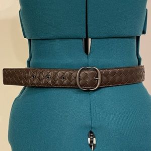 Bottega Veneta leather waist belt size S